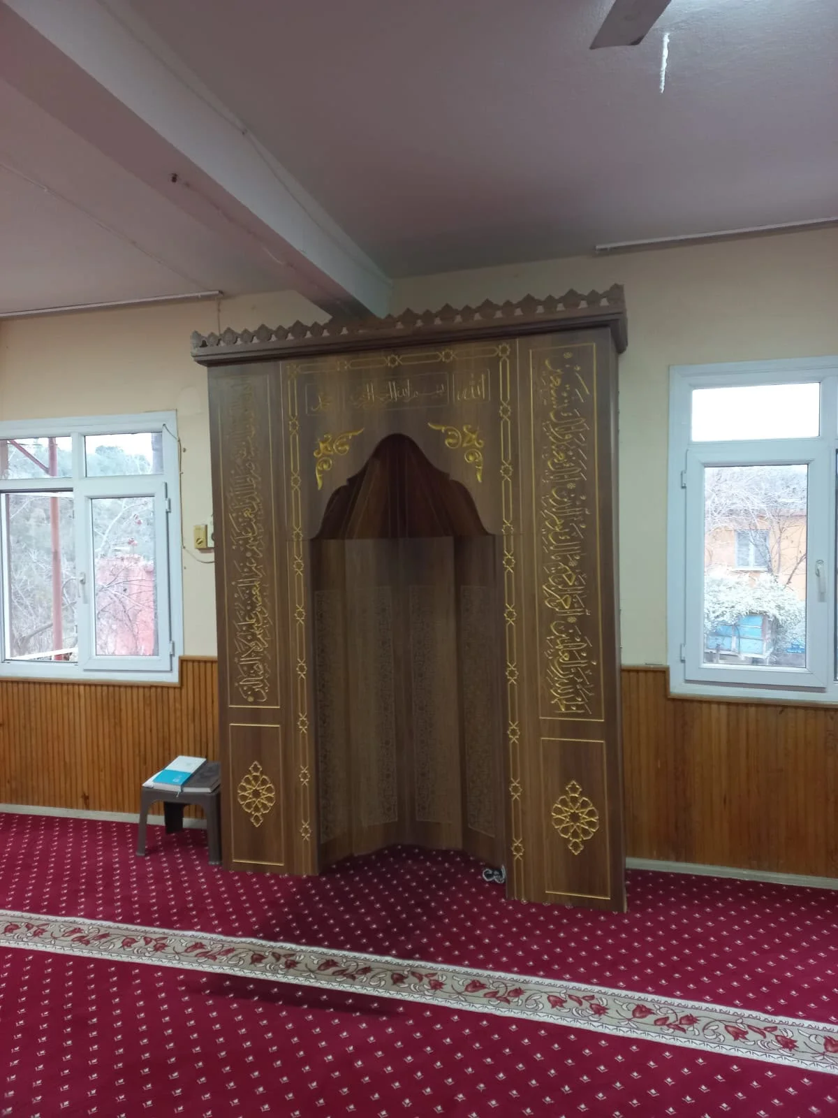 Melamin MDF 260 cm cami mihrabı MIHRAP-M1 — MIHRAP-M1-1